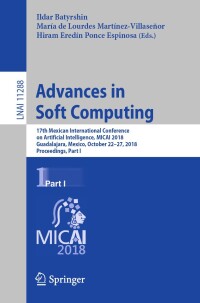 Imagen de portada: Advances in Soft Computing 9783030044909