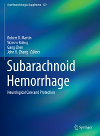 Cover image: Subarachnoid Hemorrhage 9783030046149