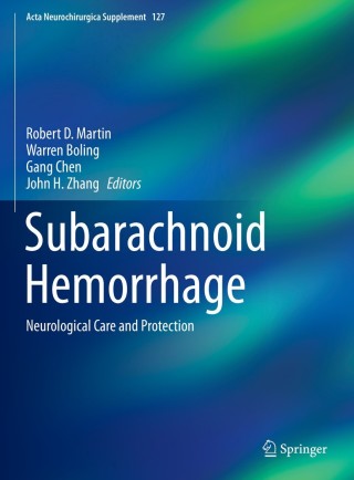 Imagen de portada: Subarachnoid Hemorrhage 9783030046149