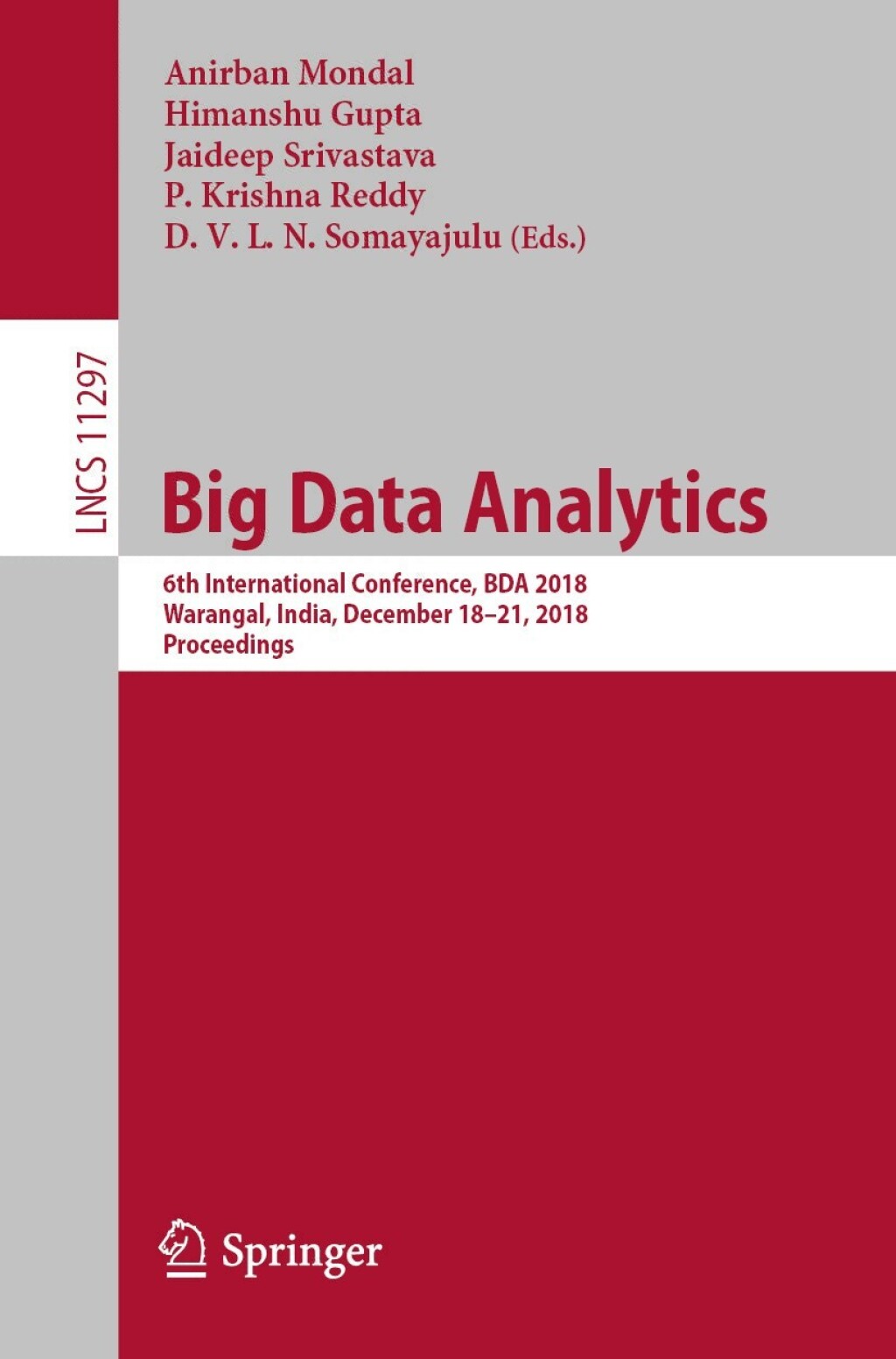 ISBN 9783030047795 product image for Big Data Analytics (eBook Rental) | upcitemdb.com