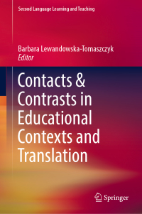 Omslagafbeelding: Contacts and Contrasts in Educational Contexts and Translation 9783030049775