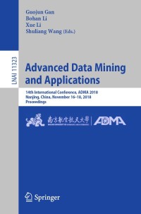 صورة الغلاف: Advanced Data Mining and Applications 9783030050894