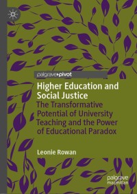 Cover image: Higher Education and Social Justice 9783030052454