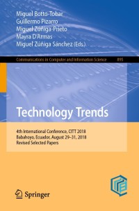 Cover image: Technology Trends 9783030055318