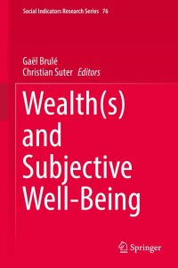 Titelbild: Wealth(s) and Subjective Well-Being 9783030055349