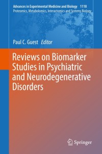 Cover image: Reviews on Biomarker Studies in Psychiatric and Neurodegenerative Disorders 9783030055417