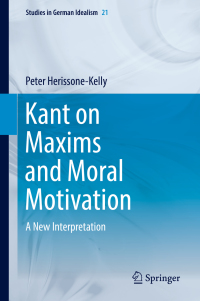 Imagen de portada: Kant on Maxims and Moral Motivation 9783030055714