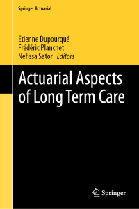 Cover image: Actuarial Aspects of Long Term Care 9783030056599