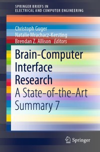 Cover image: Brain-Computer Interface Research 9783030056674