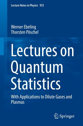 Cover image: Lectures on Quantum Statistics 9783030057336