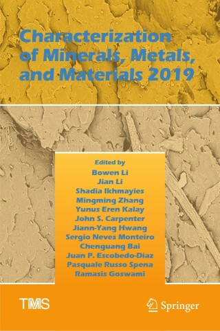 Cover image: Characterization of Minerals, Metals, and Materials 2019 9783030057480