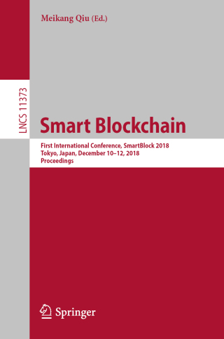 表紙画像: Smart Blockchain 9783030057633