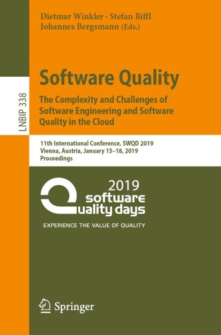 Cover image: Software Quality: The Complexity and Challenges of Software Engineering and Software Quality in the Cloud 9783030057664