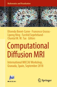 Cover image: Computational Diffusion MRI 9783030058302