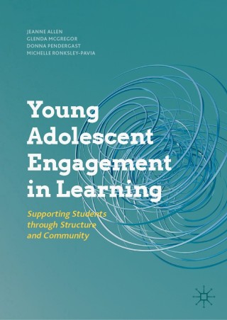 Immagine di copertina: Young Adolescent Engagement in Learning 9783030058364