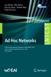 Cover image: Ad Hoc Networks 9783030058876