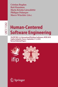 Titelbild: Human-Centered Software Engineering 9783030059088