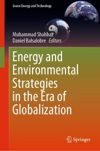 Imagen de portada: Energy and Environmental Strategies in the Era of Globalization 9783030060008