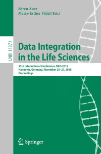 Cover image: Data Integration in the Life Sciences 9783030060152