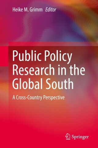 Cover image: Public Policy Research in the Global South 9783030060602