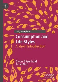 Cover image: Consumption and Life-Styles 9783030062026