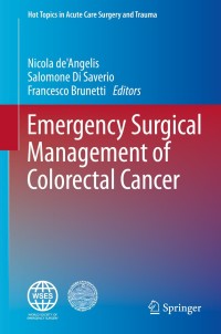 Immagine di copertina: Emergency Surgical Management of Colorectal Cancer 9783030062248