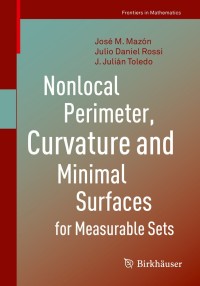 表紙画像: Nonlocal Perimeter, Curvature and Minimal Surfaces for Measurable Sets 9783030062422