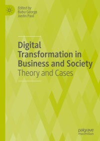 Imagen de portada: Digital Transformation in Business and Society 9783030082765