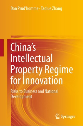 Imagen de portada: China’s Intellectual Property Regime for Innovation 9783030104030
