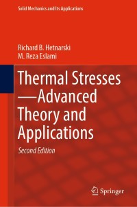 Immagine di copertina: Thermal Stresses—Advanced Theory and Applications 2nd edition 9783030104351