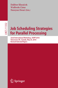 Imagen de portada: Job Scheduling Strategies for Parallel Processing 9783030106317