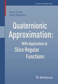 Cover image: Quaternionic Approximation 9783030106645