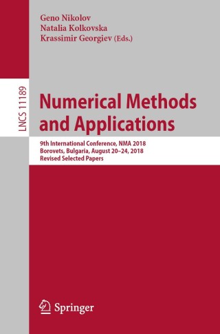 Cover image: Numerical Methods and Applications 9783030106911