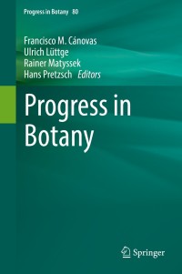 Cover image: Progress in Botany Vol. 80 9783030107604