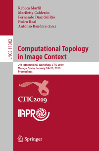 表紙画像: Computational Topology in Image Context 9783030108274