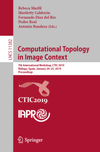 Cover image: Computational Topology in Image Context 9783030108274