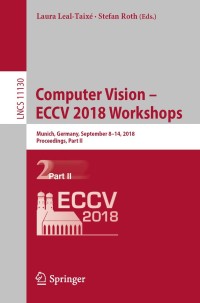 Cover image: Computer Vision – ECCV 2018 Workshops 9783030110116