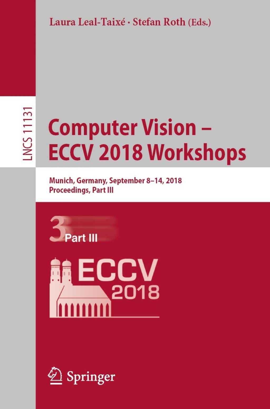 Computer Vision – ECCV 2018 Workshops Munich, Germany, September 8-14, 2018, Proceedings, Part III