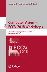 Cover image: Computer Vision – ECCV 2018 Workshops 9783030110178