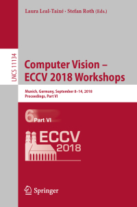 表紙画像: Computer Vision – ECCV 2018 Workshops 9783030110239