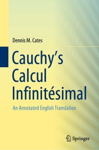 Cover image: Cauchy's Calcul Infinitésimal 9783030110352
