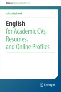 Omslagafbeelding: English for Academic CVs, Resumes, and Online Profiles 9783030110895