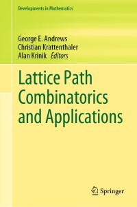 Cover image: Lattice Path Combinatorics and Applications 9783030111014