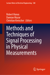 Cover image: Methods and Techniques of Signal Processing in Physical Measurements 9783030111861