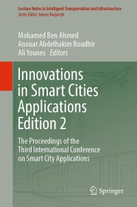 Cover image: Innovations in Smart Cities Applications Edition 2 9783030111953