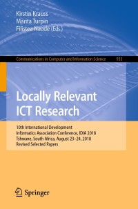 Cover image: Locally Relevant ICT Research 9783030112349