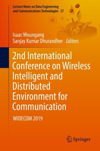 Imagen de portada: 2nd International Conference on Wireless Intelligent and Distributed Environment for Communication 9783030114367