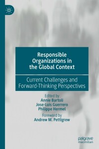 Imagen de portada: Responsible Organizations in the Global Context 9783030114572
