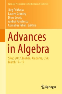 Cover image: Advances in Algebra 9783030115203