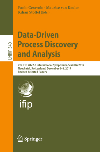 Imagen de portada: Data-Driven Process Discovery and Analysis 9783030116378